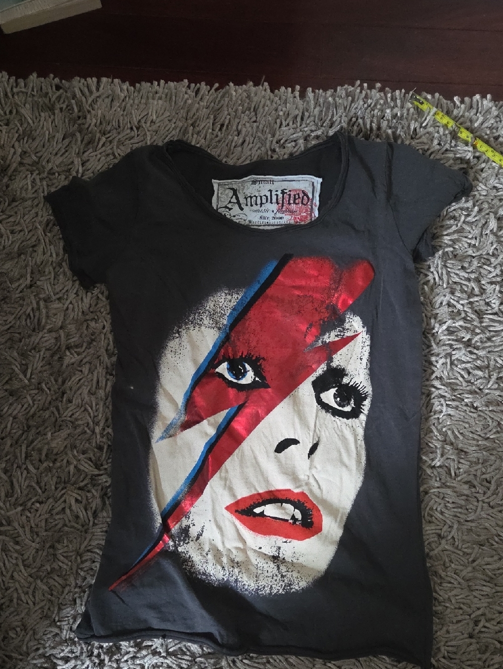 Amplified Vintage Clothing David Bowie Space Oddity Band Tee Shirt Sz Sm Rare